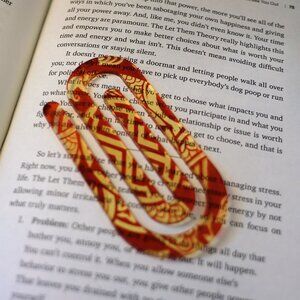 Jumbo Acrylic Paperclip, Handmade, trending, place holder, Chinese, clip